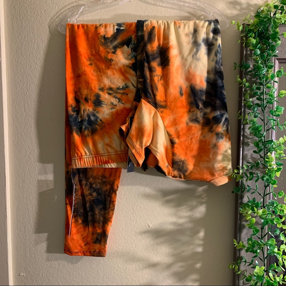 🏏3 for $10 // NWT Orange Tye dye set